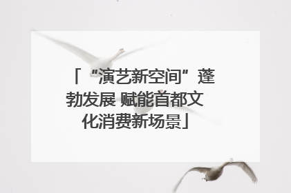 “演艺新空间”蓬勃发展 赋能首都文化消费新场景