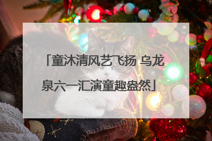 童沐清风艺飞扬 乌龙泉六一汇演童趣盎然