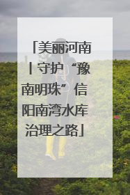 美丽河南丨守护“豫南明珠”信阳南湾水库治理之路