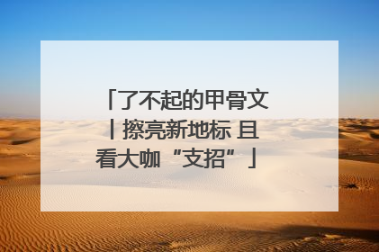 了不起的甲骨文丨擦亮新地标 且看大咖“支招”