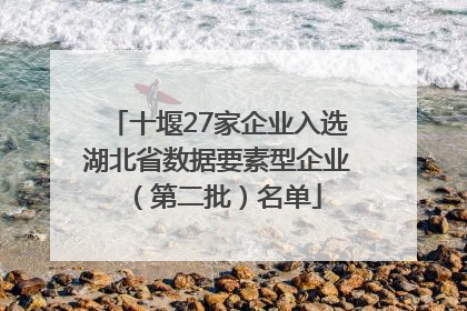 十堰27家企业入选湖北省数据要素型企业（第二批）名单
