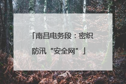 南昌电务段：密织防汛“安全网”