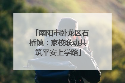 南阳市卧龙区石桥镇：家校联动共筑平安上学路