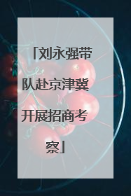 刘永强带队赴京津冀开展招商考察