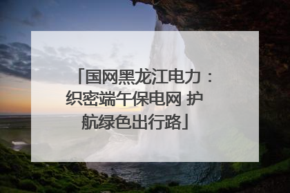 国网黑龙江电力：织密端午保电网 护航绿色出行路