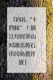 回礼“十四妹”！镇江句容茅山对湖北黄石市民免费开放