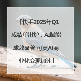 快手2025年Q1成绩单出炉：AI赋能成效显著 可灵AI商业化变现加速