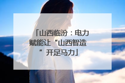 山西临汾：电力赋能让“山西智造”开足马力