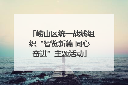崂山区统一战线组织“智览新篇 同心奋进”主题活动