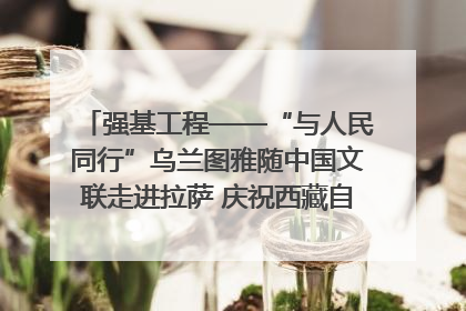 强基工程——“与人民同行”乌兰图雅随中国文联走进拉萨 庆祝西藏自治区成立60周年