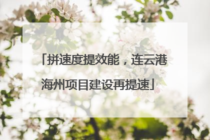 拼速度提效能，连云港海州项目建设再提速