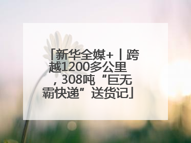 新华全媒+丨跨越1200多公里，308吨“巨无霸快递”送货记
