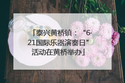 泰兴黄桥镇：“6·21国际乐器演奏日”活动在黄桥举办