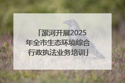 漯河开展2025年全市生态环境综合行政执法业务培训