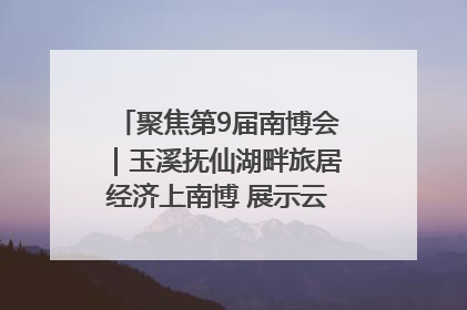 聚焦第9届南博会｜玉溪抚仙湖畔旅居经济上南博 展示云南生活新样本