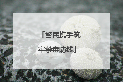 警民携手筑牢禁毒防线