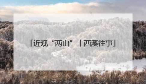 近观“两山”丨西溪往事