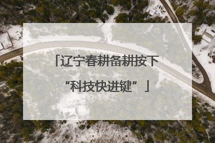 辽宁春耕备耕按下“科技快进键”