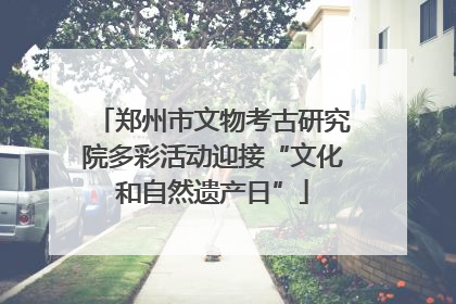 郑州市文物考古研究院多彩活动迎接“文化和自然遗产日”