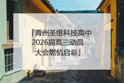青州圣维科技高中2026届高三动员大会燃情启幕