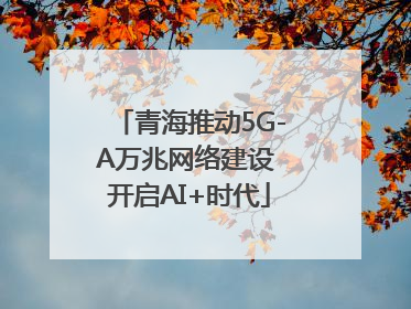 青海推动5G-A万兆网络建设 开启AI+时代