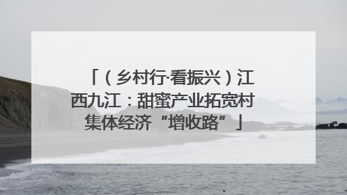 （乡村行·看振兴）江西九江：甜蜜产业拓宽村集体经济“增收路”