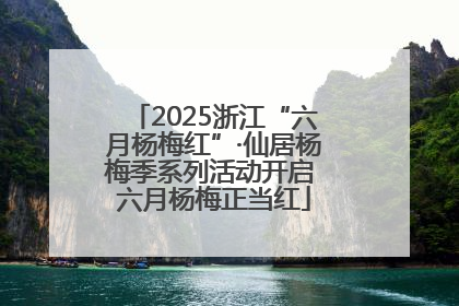 2025浙江“六月杨梅红”·仙居杨梅季系列活动开启 六月杨梅正当红